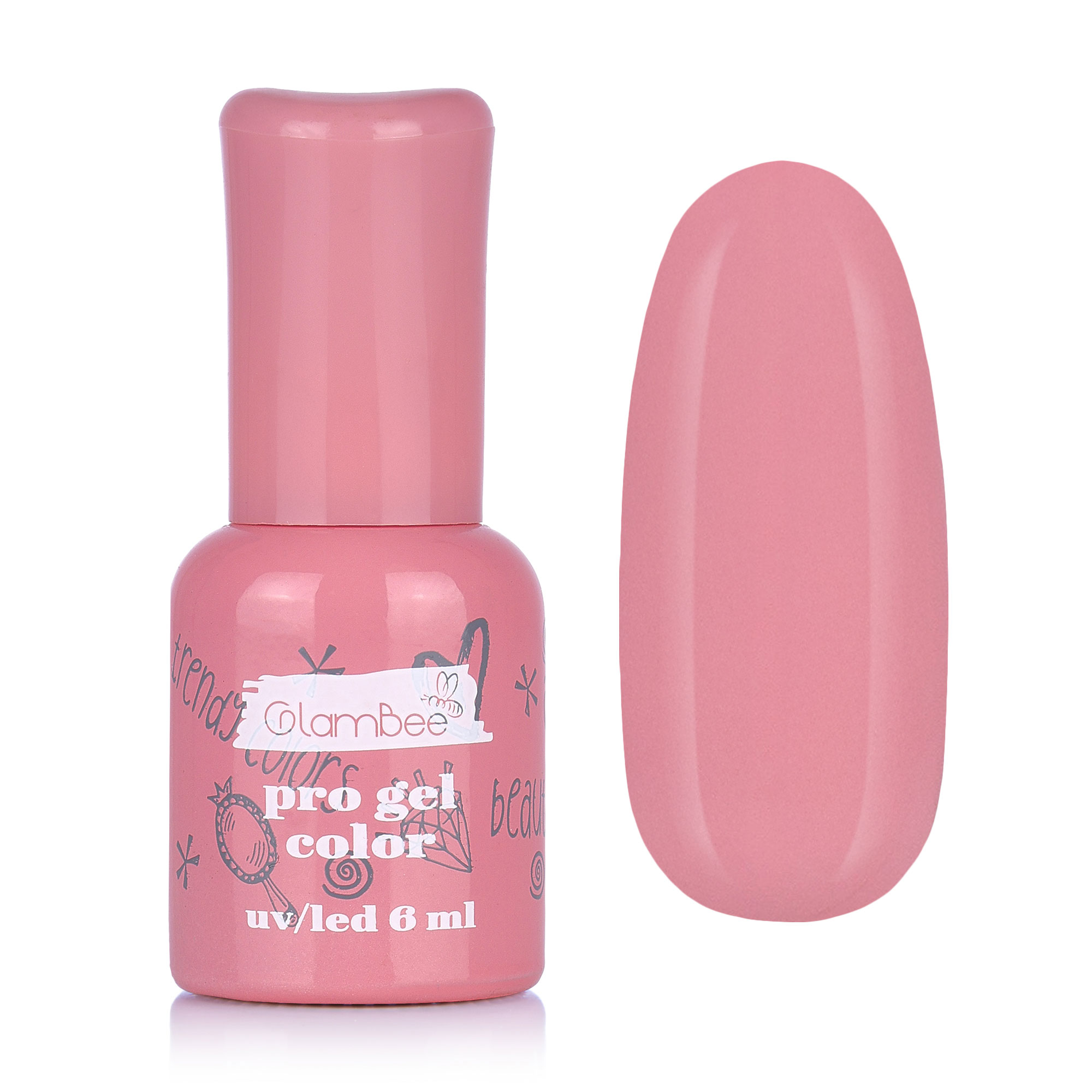 Гель-лак для нігтів GlamBee ProGel Classic 06, 6 мл